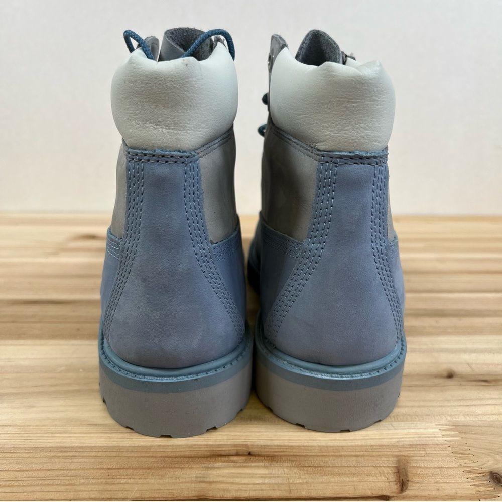 Timberland Premium 6 in waterproof boots men’s/youth 7 women's 8.5 blue grey - Picture 6 of 15